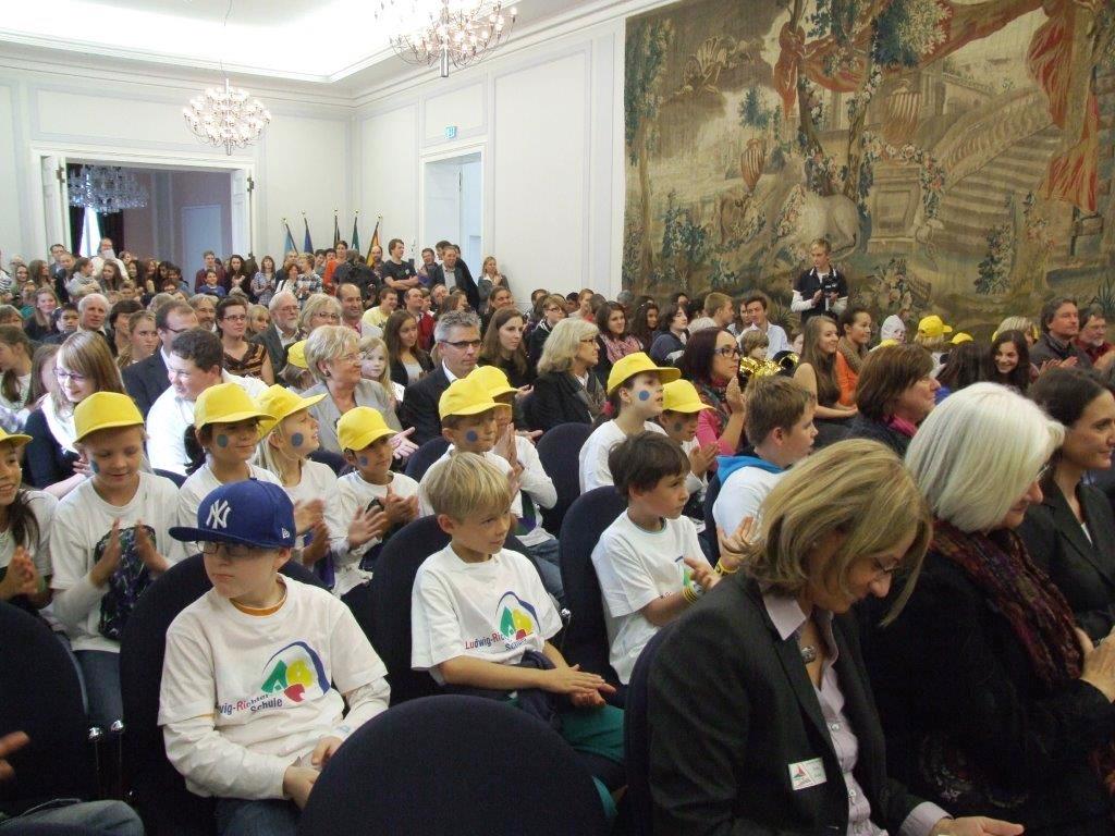 Schüler im Rathaus